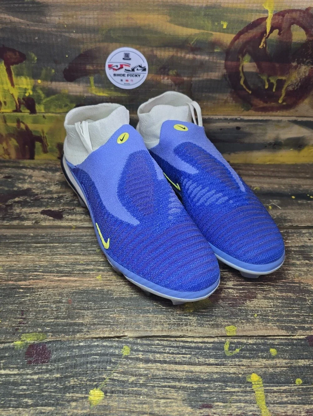 Nike Air Phantom 6 High Elite SG Soccer Cleats Men Size 6 / Women 7.5 IH1198-400